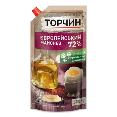Майонез "Європейський" 72% д/п 500г /ТП/